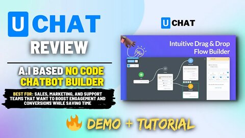 Uchat Review [Lifetime Deal] | A.i Chatbot Builder With Drag n Drop Flow Builder for more Sales