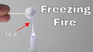 Making Fire That Actually Freezes Things Instead of Burns Them-Cold Fire Part 2