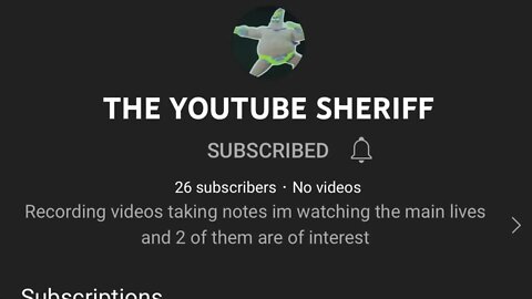 The Youtube Sheriff #boycott911