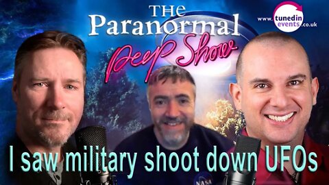 I saw military shoot down UFOs . Nic Sands guesting on The Paranormal Peep Show Oct 2021