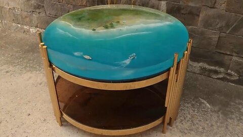 How to make an OCEAN TABLE – Awesome ideas – Epoxy Resin art