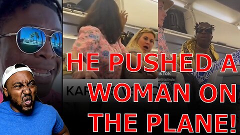 Zesty Man Cries RACISM After BACKLASH FOR REFUSING To Apologize For Pushing White Woman On Plane!