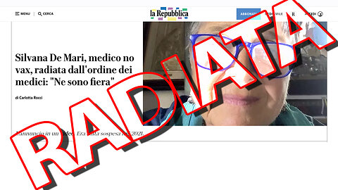 Silvana De Mari RADIATA dall'ordine dei medici: E' UNA VERGOGNA !!!