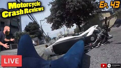 🔴LIVE Motorcycle Class / Reviewing This Terrible Motorcycle Crash / Riding SMART 43