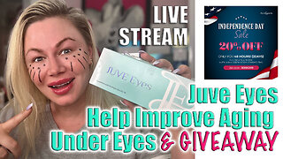 Juve Eyes, 1% PN to Improve Aging Under Eyes, Acecosm & GIVEAWAY | Code Jessica10 Saves you Money $$