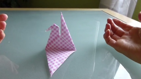 Easy origami lessons: How to make a dove