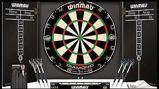 Unboxing The Winmau Professional Darts Set (Cabinet, Diamond Plus Dartboard and 6 Darts)