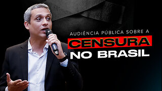 Minha fala ontem no congresso durante a primeira audiência pública sobre a CENSURA NO BRASIL