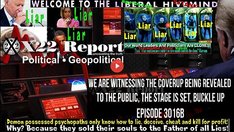 Ep. 3016b - We Are Witnessing The Coverup Being Revealed To The Public, The Stage Is Set, Buckle Up
