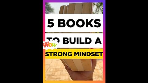 5 books To build a strong mindset