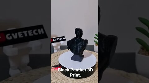 3D Printed Black Panther. #blackpanther #chadwickboseman #shorts #marvelstudios #3dprinting