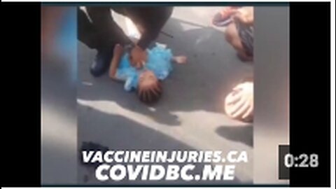 🇨🇴 Colombia: a 3-year-old girl suffers a heart attack while playing in the street 💉💉💉