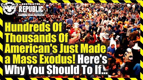 BREAKING NEWS 04/02/22 - HUNDREDS-OF-THOUSANDS OF AMERICAN’S JUST MADE A MASS EXODUS!