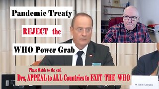 Pandemic Treaty WHO Power Grab :