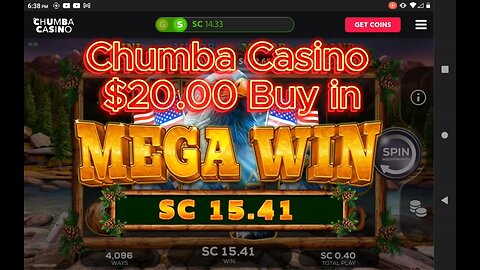 Chumba Casino $20 00 Buy in trying to hit $100