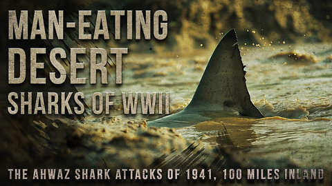 13 DEADLY SHARK ATTACKS 100 Miles Into The Iranian Desert! WWII Man-Eating Sharks Of Ahwaz