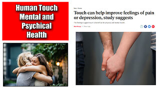 Human Touch Improves Feelings of Pain and Depression