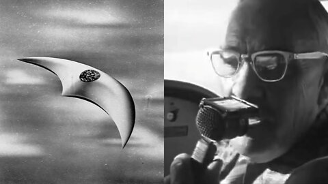 Pilot Kenneth Arnold on seeing UFOs flying in formation near Mt. Rainier, Washington, June 24, 1947