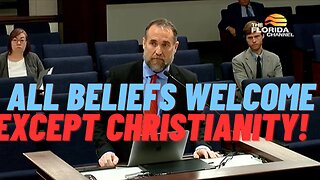 All Beliefs Welcome EXCEPT Christianity!