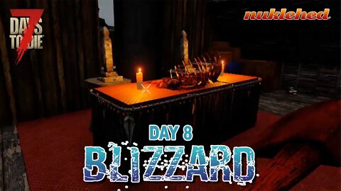 Blizzard: Day 8 | 7 Days to Die Alpha 19.1 Gameplay Series