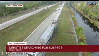 Deputies searching for a suspect