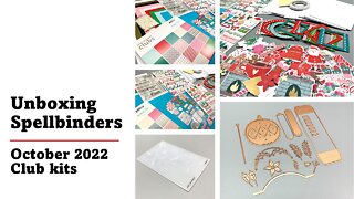 UNBOXING | Spellbinders October 2022 Club Kits