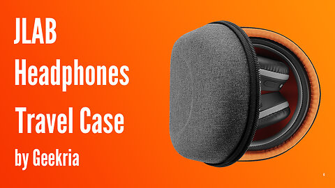 JLAB On-Ear Headphones Travel Case, Hard Shell Headset Carrying Case | Geekria