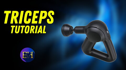 How to Target and Relieve Tricep Tension with a Massage Gun - Q2 Mini Review