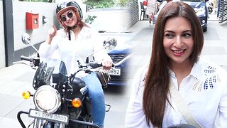 Mumbai Ki सड़को Pe Bike Chalana Kisi KHATRON KE KHILADI se kam nahi hai-Divyanka Tripathi | KKK13😍💖📸