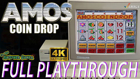 AMOS Coin Drop (1991) [Commodore Amiga] ⌨️🖱👌 Intro + Gameplay (full playthrough, 100 spins)
