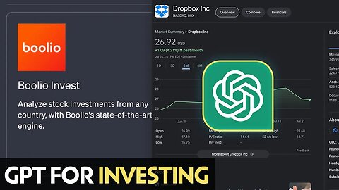 ChatGPT Boolio Invest Plugin Integration & Analyze Stock Investments | Tutorial