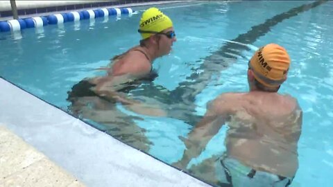 Wesley Chapel mother and son swim for a cure