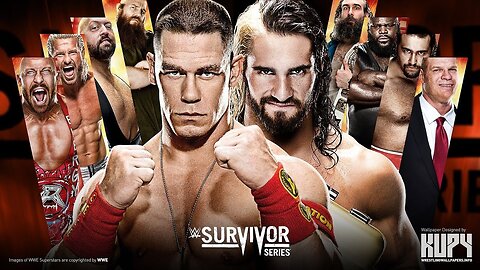 Wwe Team Cena VS Team Authority Survivor Series 5 ON 5 Tag Elimination Match )