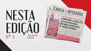 7 de setembro: sair às ruas contra a ditadura de Doria e Bolsonaro - Nesta edição nº 3 - 27/08/21