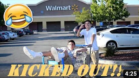 GETTING KICKED OUT OF WALMART CHALLENGE!!! **INTENSE**