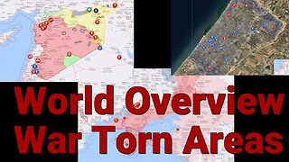 World View of War Torn Areas. (Military Update)