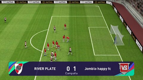 PES 2021: RIVER PLATE vs JOMBLO HAPPY FC | Entretenimiento Digital 3.0