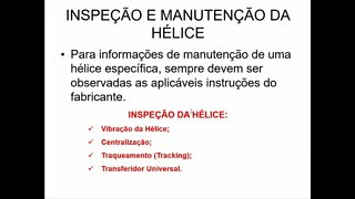 Inspeção e Manutenção de Hélices - Parte 1