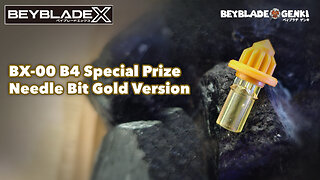 【ベイブレードX】Beyblade X BX-00 B4 Special Prize Needle Bit Gold Version