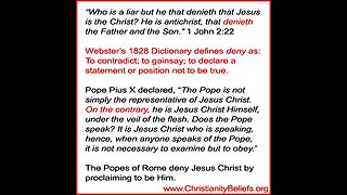 Proofs that the Papacy is the Antichrist = Part 2