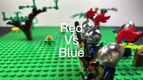 ￼ Red vs blue ￼(Lego stop motion)