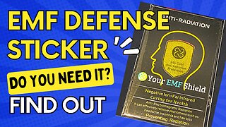 PROTECT YOURSELF AND YOURS! EMF DEFENSE STICKER