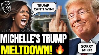 Michelle Obama Has Unhinged MELTDOWN On-Camera When Asked If TRUMP Will WIN | ‘I’m So Terrified!’ 🤣