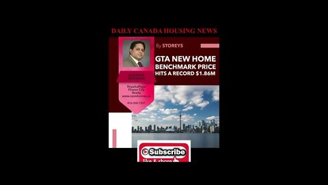 GTA New Home Benchmark Price Hits a Record $1.86M || Ravin Homes #trending #sevengers || GTA News