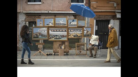 Banksy - "Street Artist in Venice" at the Venice Biennale (May 22, 2019)