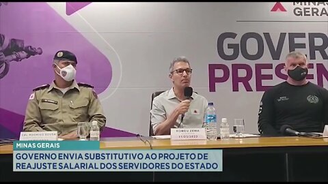 Minas Gerais: governo envia substitutivo ao projeto de reajuste salarial dos servidores do estado