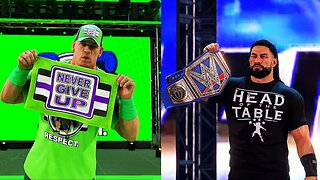 John Cena Vs Roman Reigns (WWE 2K22)