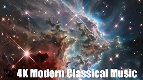 Modern Classical Music - Intangible | (AI) Audio Reactive Realistic | Monkey Head Nebula