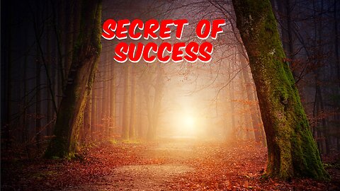 What is a secret to success?