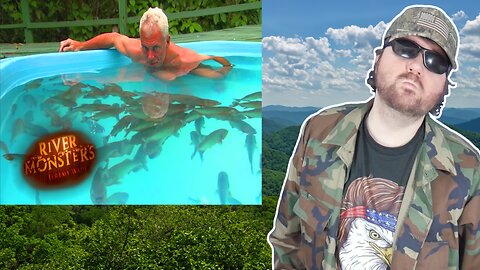 Swimming With Red Belly Piranhas In A Pool - Piranha - River Monsters - Reaction! (BBT)